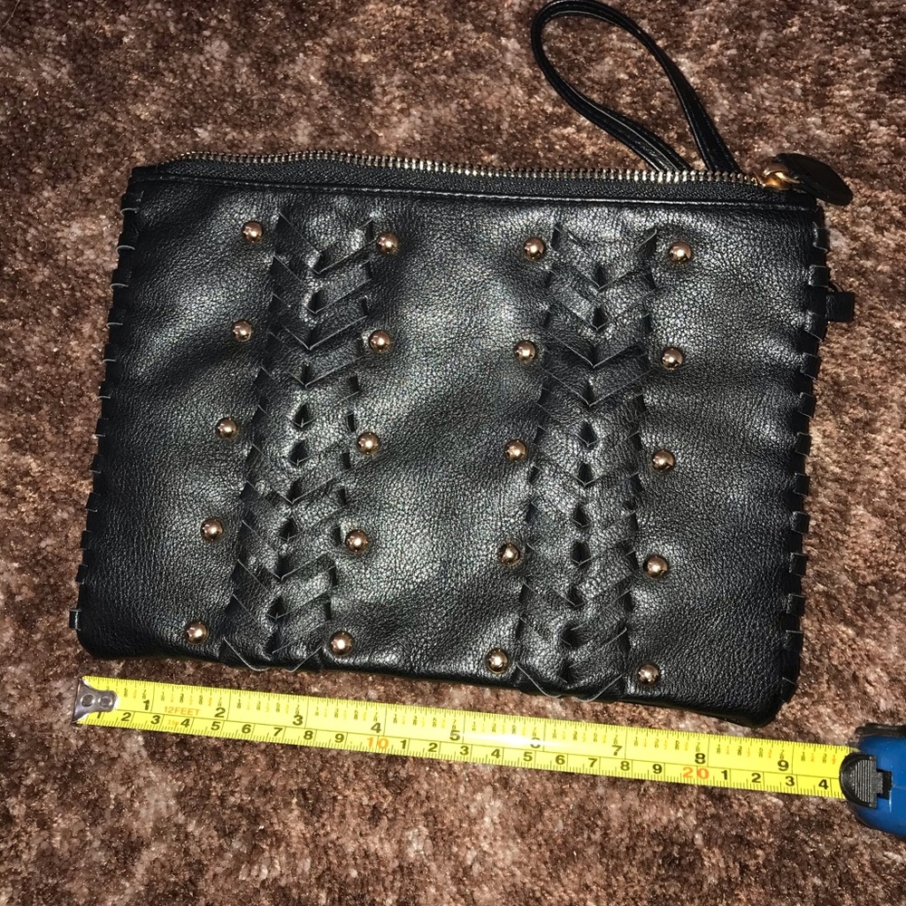 Black clutch purse